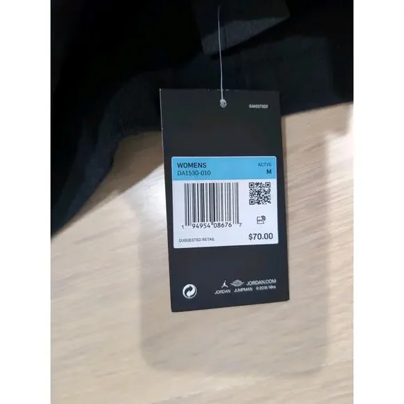 Nike Jordan Flight Fleece Shorts Black Medium NWT Jumpman Loose - Picture 4 of 7